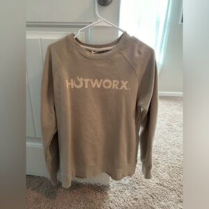 Beige hotworx vintage sweatshirt